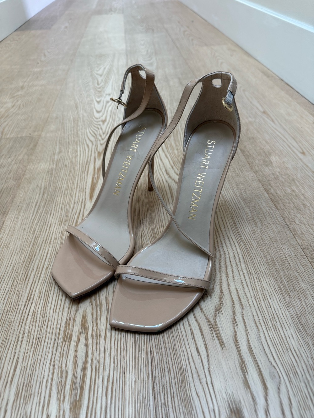 Stuart Weitzman Nudist Tan Heels - Size 10 new